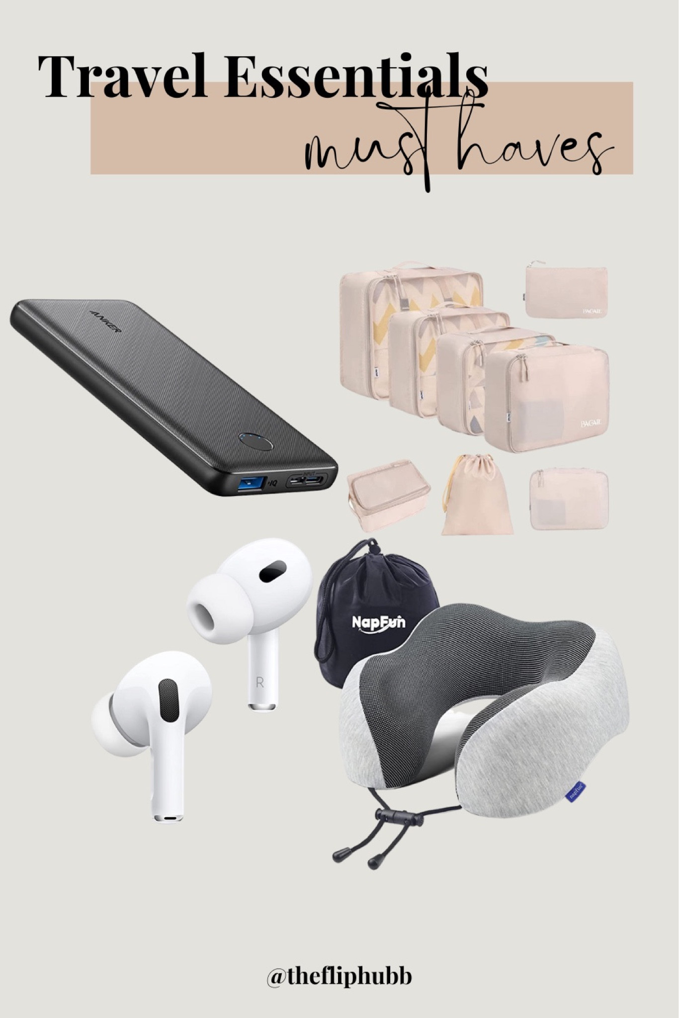 Prepare for your next adventure with these must-have travel essentials. Keep your devices powered up on the go with a portable charger, stay organized with convenient packing cubes, enjoy uninterrupted entertainment with wireless headphones, and catch some quality rest with a comfortable travel pillow. Whether you're embarking on a long flight or exploring new destinations, these travel essentials will enhance your journey and make your travels more enjoyable!✈️🌍🎧







#TravelEssentials #MustHaves #TravelGear #PortableCharger #PackingCubes #WirelessHeadphones #PlanePillow #TravelAccessories #Wanderlust #AdventureAwaits #TravelInStyle #Jetsetter #TravelSmart #OnTheGo #TravelComfort #ExploreMore #TravelTips #TravelOrganization #TravelReady #TravelInspiration #TravelLife


#LTKeurope #LTKSeasonal #LTKaustralia