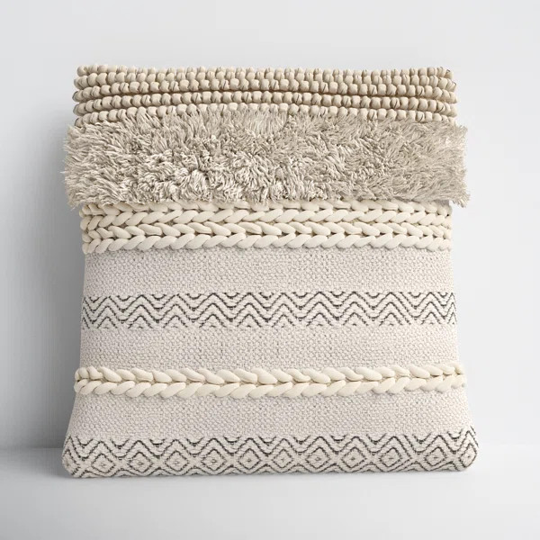 Venora Striped Cotton Blend Throw Pillow | Wayfair North America