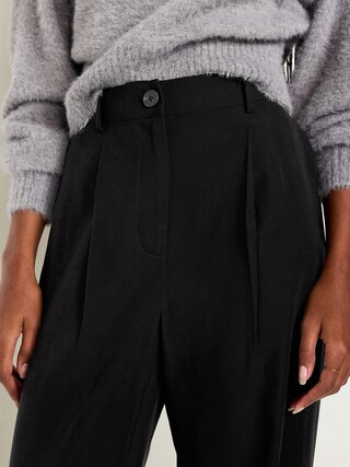 Extra High-Waisted Drapey Trouser Super Wide-Leg Pants | Old Navy (US)