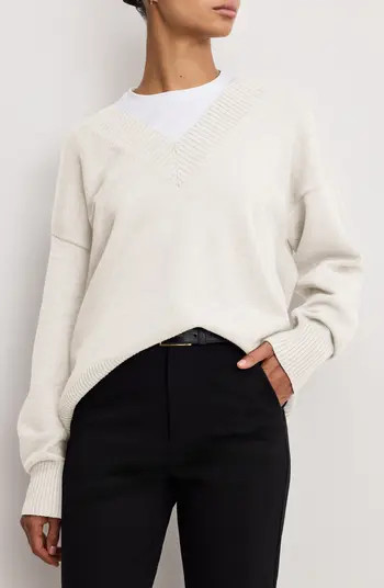 Oversize V-Neck Sweater | Nordstrom