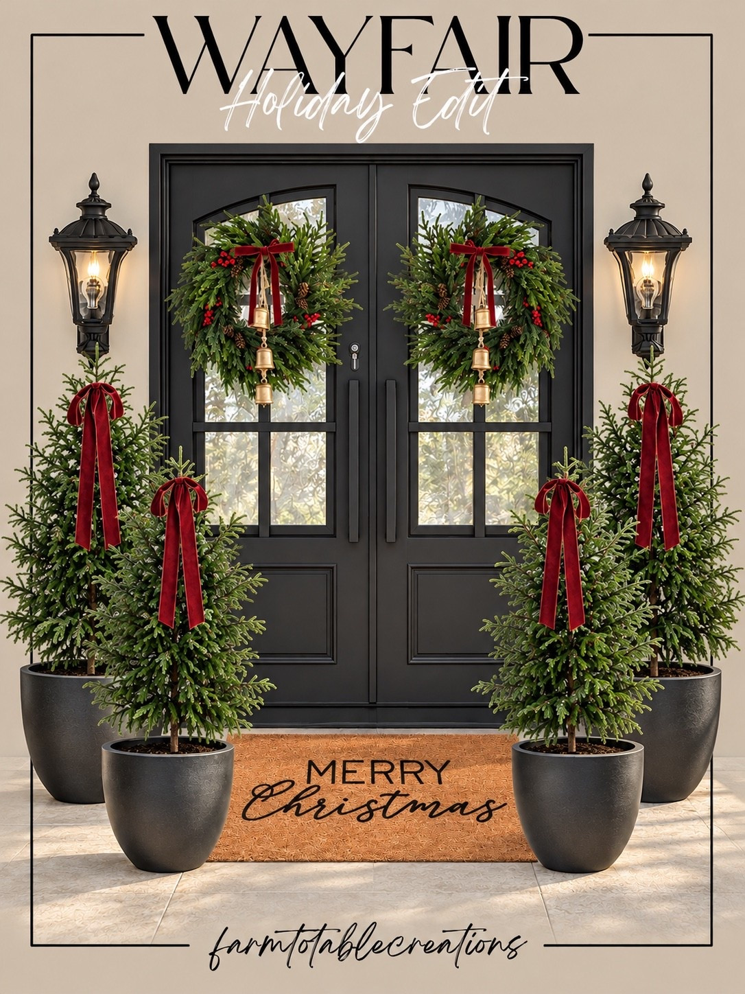 Wayfair Christmas Porch 🌲✨

A little holiday magic for your front porch! From beautiful evergreen wreaths and festive red velvet bows to statement planters, classic lanterns, and the sweetest Christmas doormat, these Wayfair finds make creating a warm and welcoming holiday entrance so easy! ❤️

#LTKHoliday #LTKHome #WayfairFinds #ChristmasPorch #ChristmasDecor