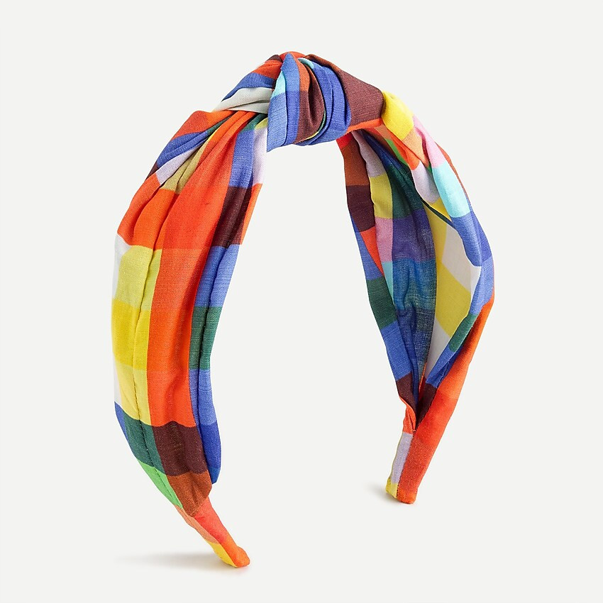 Knot headband in print | J. Crew US