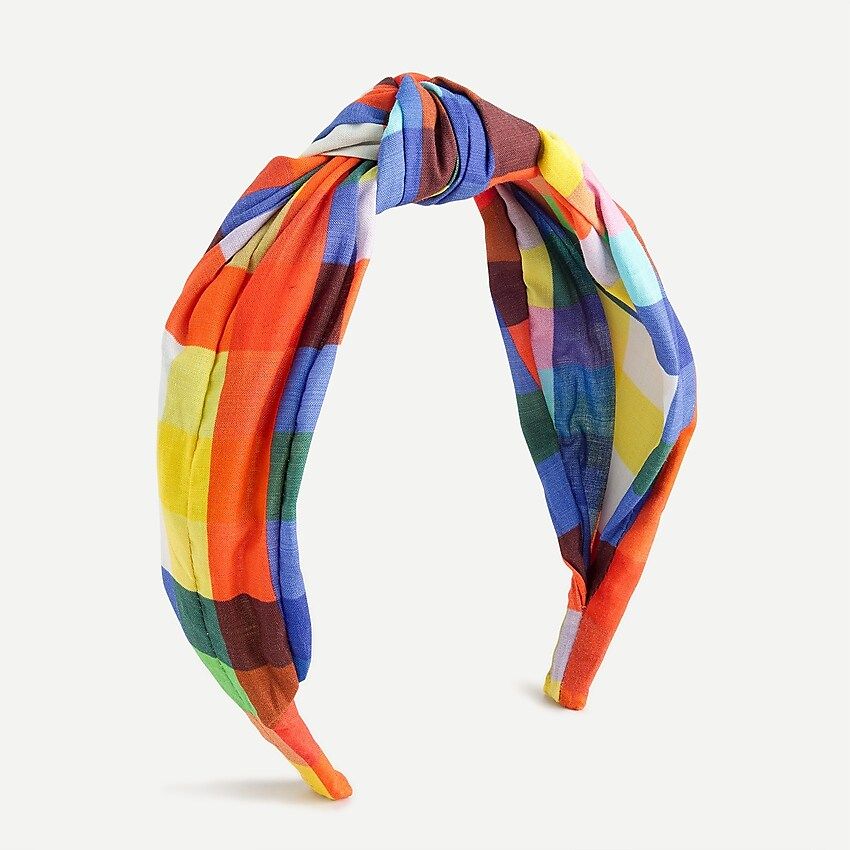 Knot headband in print | J.Crew US