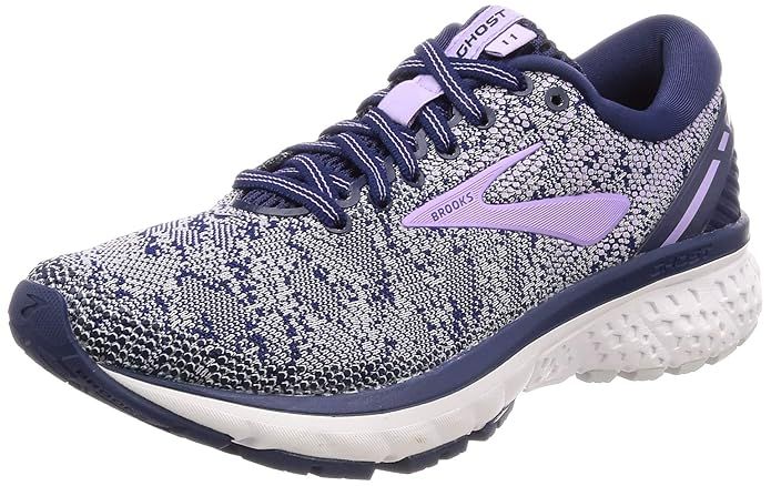 Brooks Women's Ghost 11 Navy/Grey/Purple Rose 8.5 B US | Amazon (US)