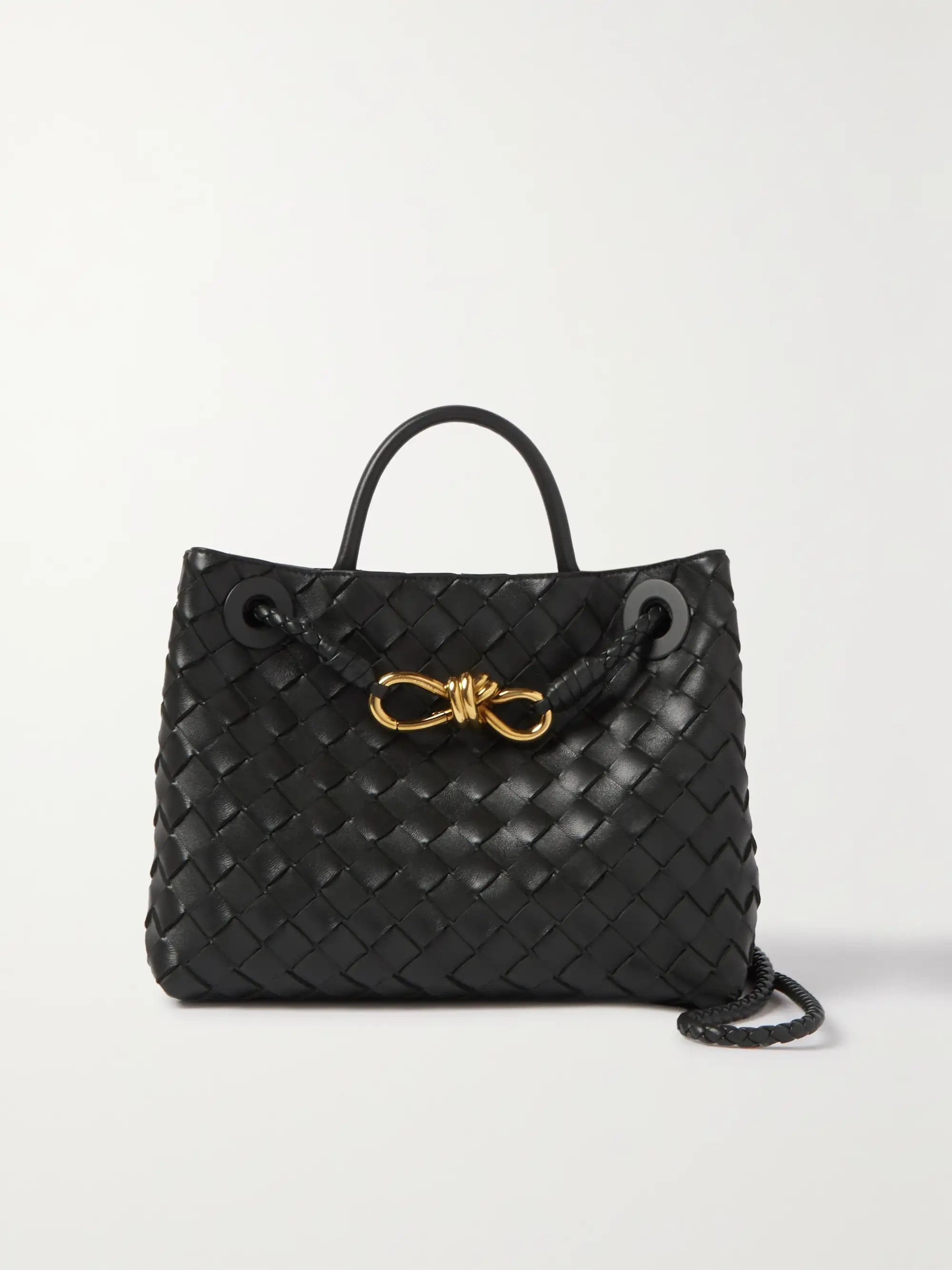 BOTTEGA VENETA Andiamo small intrecciato leather tote | NET-A-PORTER | NET-A-PORTER (US)