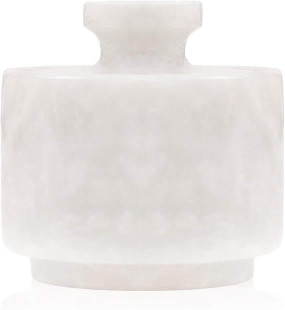 Marble Salt Cellar with Lid 3" White Salt Box, Stone Salt Container & Spice Jars, Stone Salt Hold... | Amazon (US)