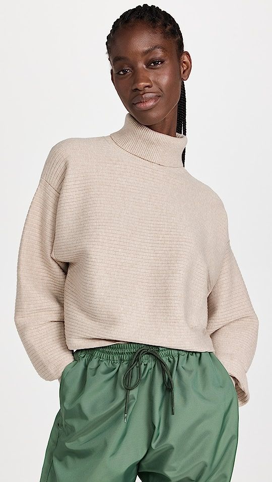 Wide Rib Crop Pullover | Shopbop