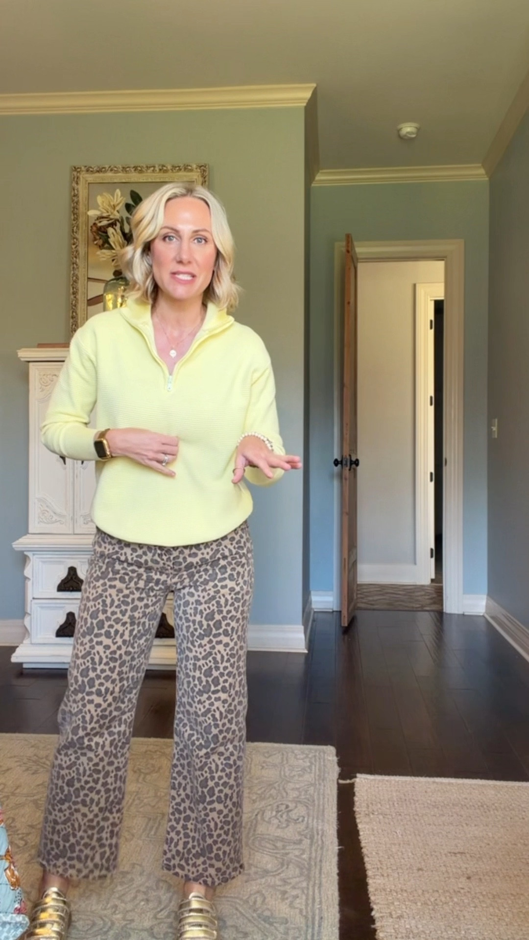 I love a yellow + leopard denim moment 🧈🐆

#leoparddenim #butteryellow #casualstyle #hocspring

#LTKOver40 #LTKootd #LTKSpringSale