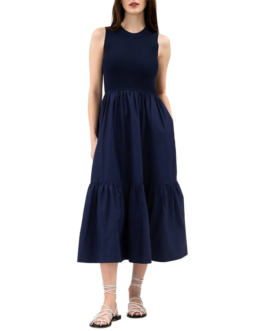 Tanya Taylor Crew Neck Josephina Dress | Shop Simon