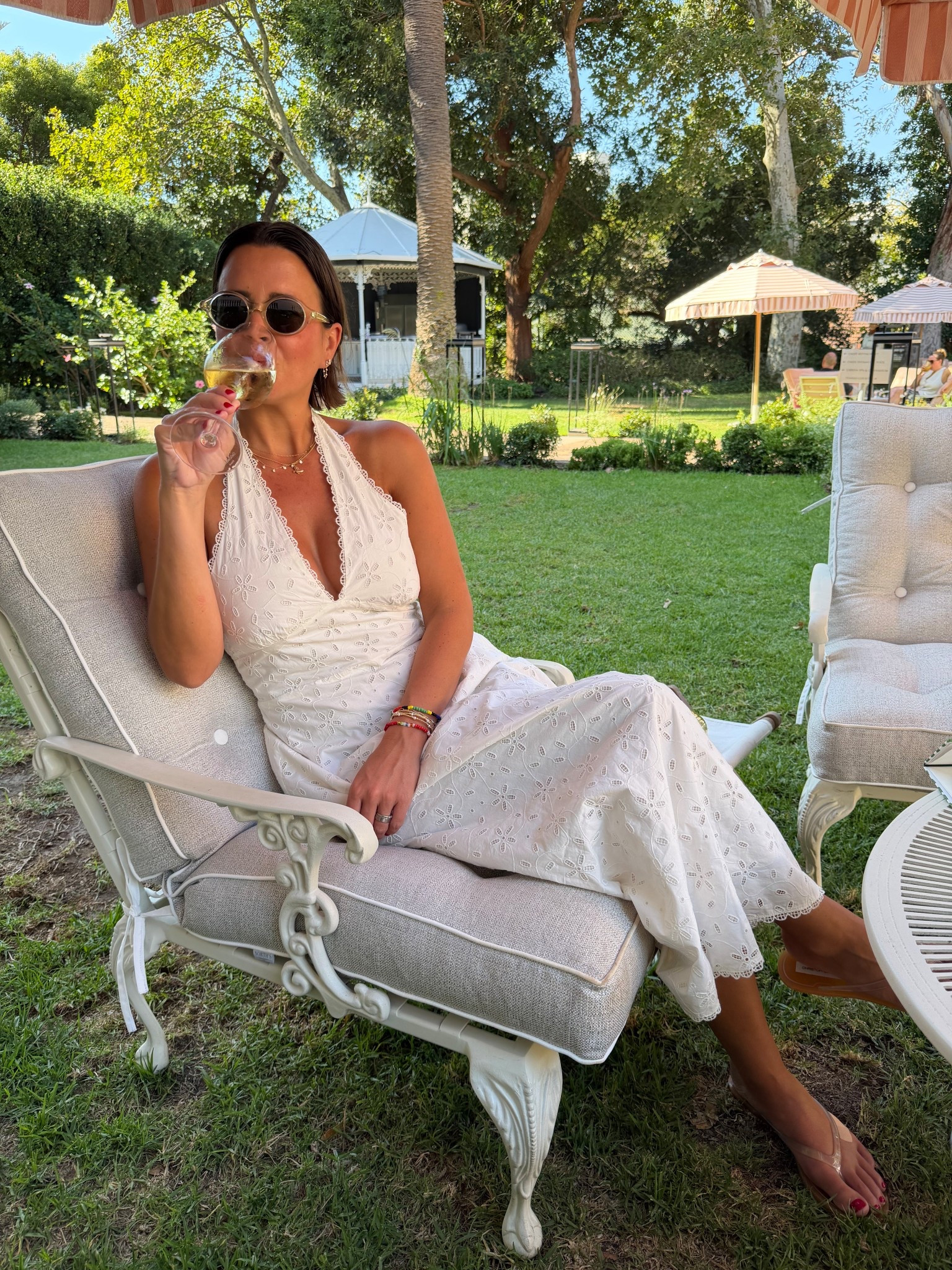 White dress!