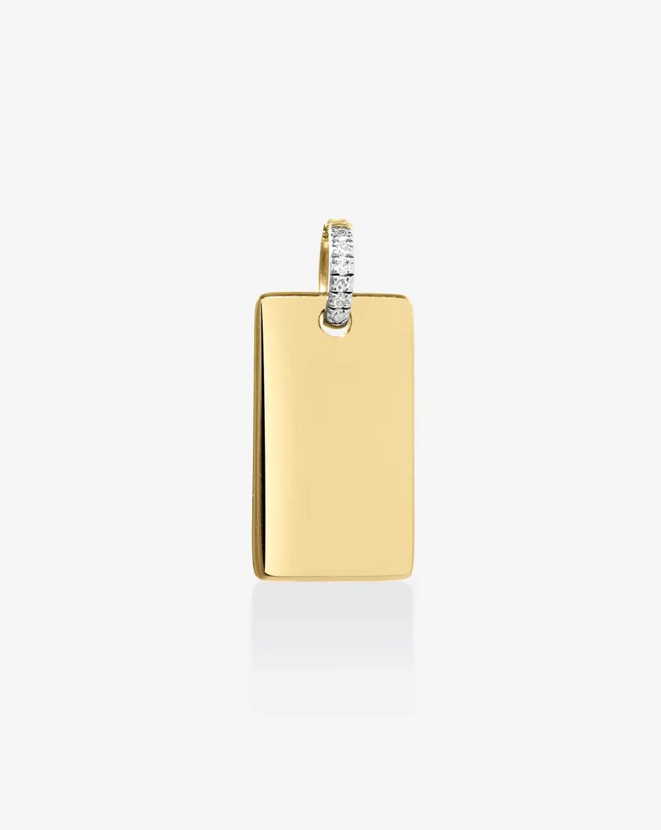 Engravable Rectangle Pendant | Ring Concierge
