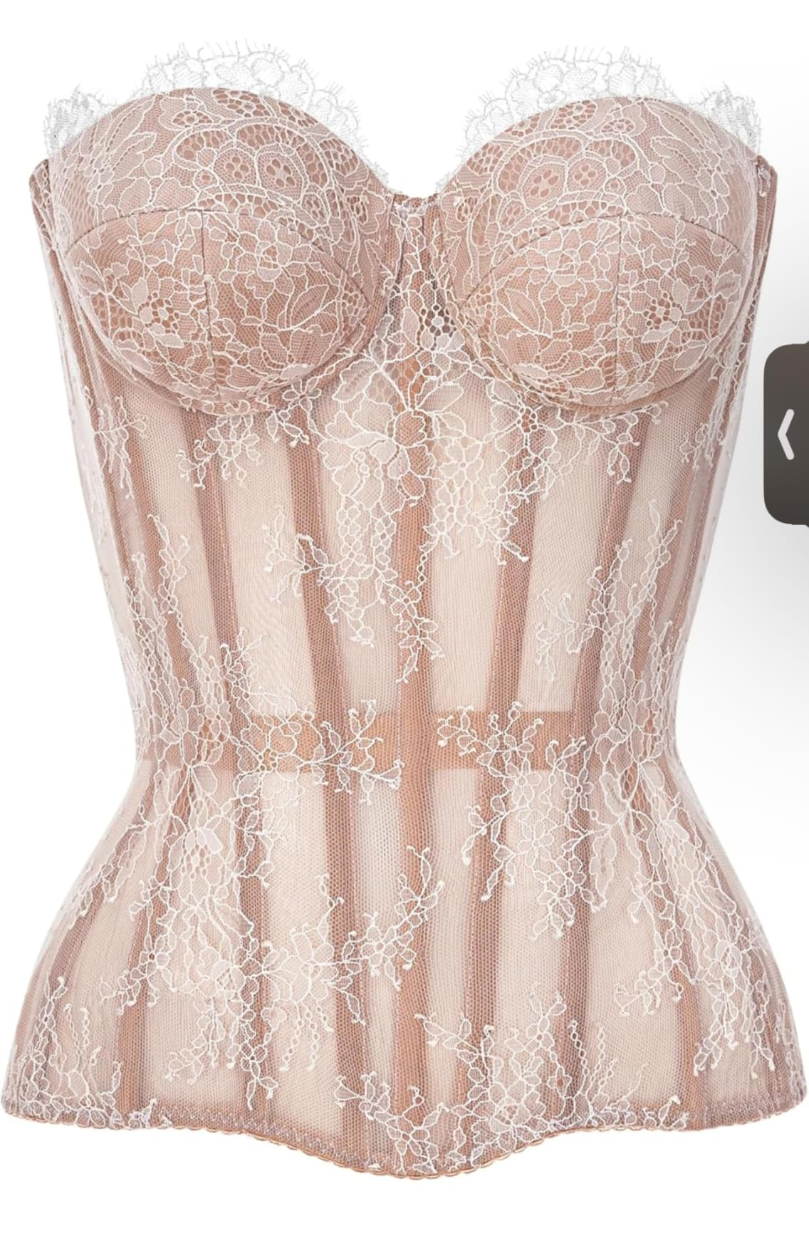 Perfect Corset NYC OVERBUST Mesh Corset Top Lace up Corset with 15 Steel Boned | Amazon (US)