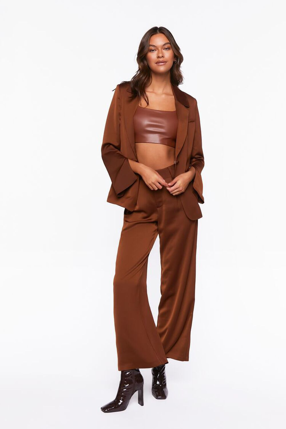Satin Wide-Leg Pants | Forever 21 (US)