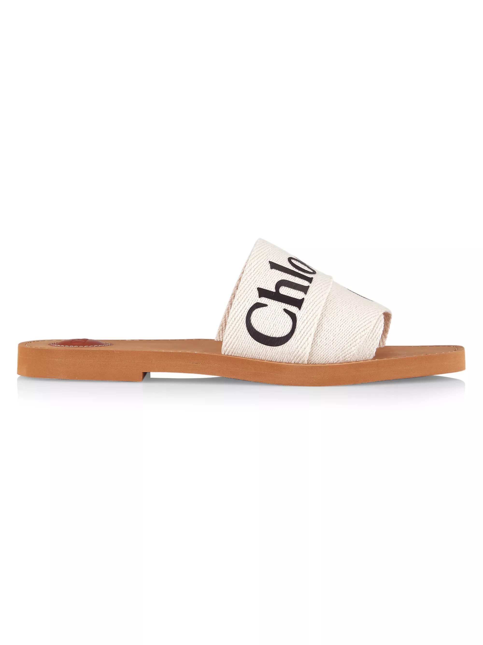 Woody Linen Slides | Saks Fifth Avenue