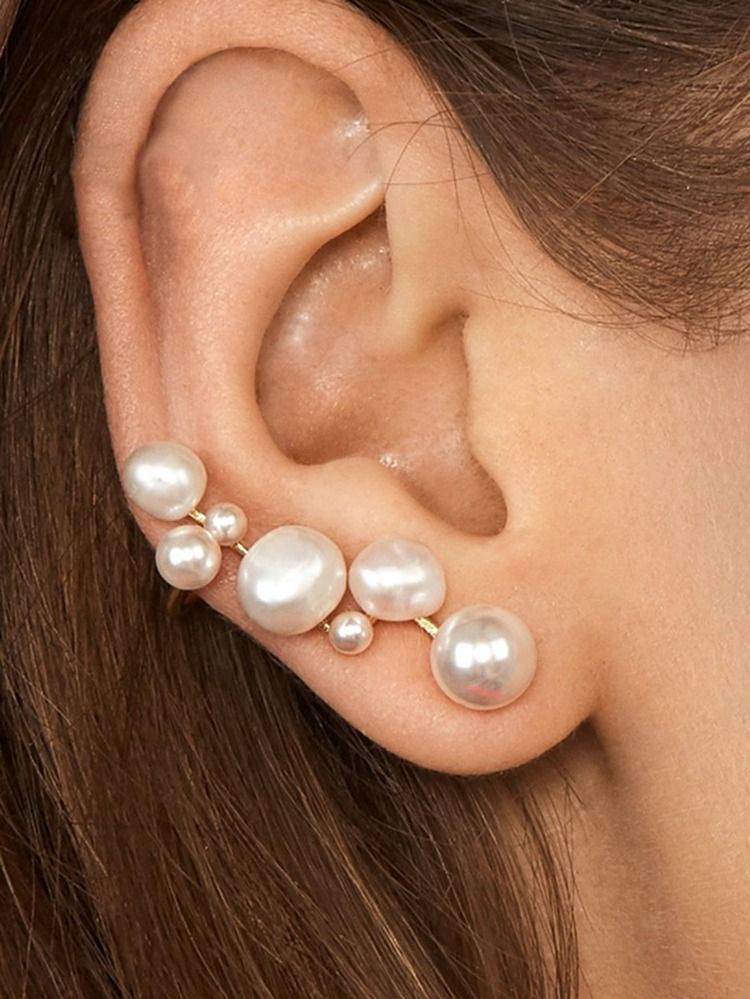 Faux Pearl Decor Earrings | SHEIN