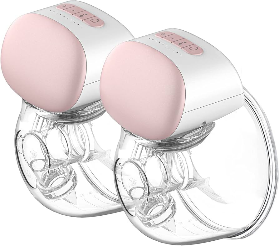 IKARE Wearable Double Breast Pump Hands Free, Pain Free Portable Electric Breastfeeding Pump with... | Amazon (US)