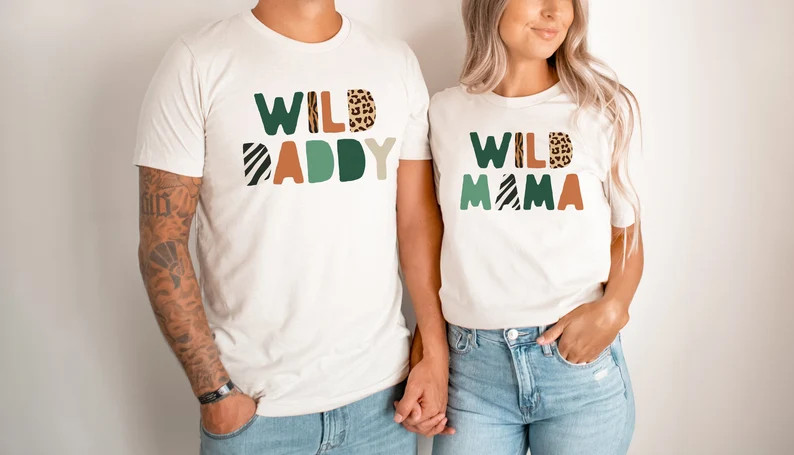 Wild One Matching Family Birthday Shirts, 1st Birthday Shirt, Safari Birthday, Jungle Zoo Animal,... | Etsy (US)
