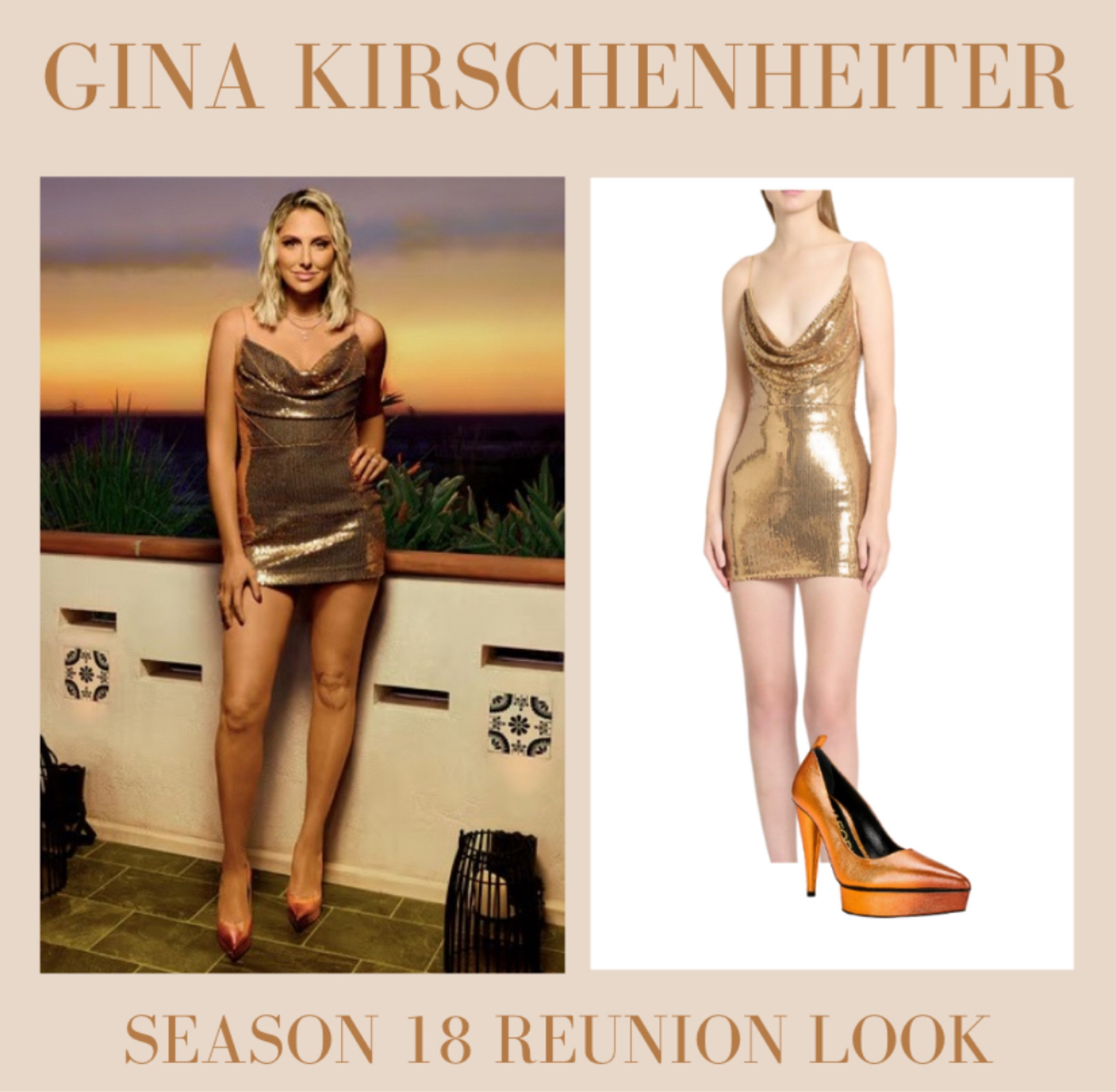 Gina Kirschenheiter’s Season 18 Reunion Look 📸 + Info= Bravo TV