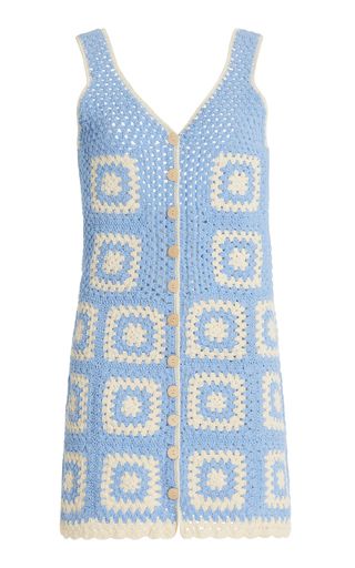 Baia Crocheted Cotton Mini Dress | Moda Operandi (Global)