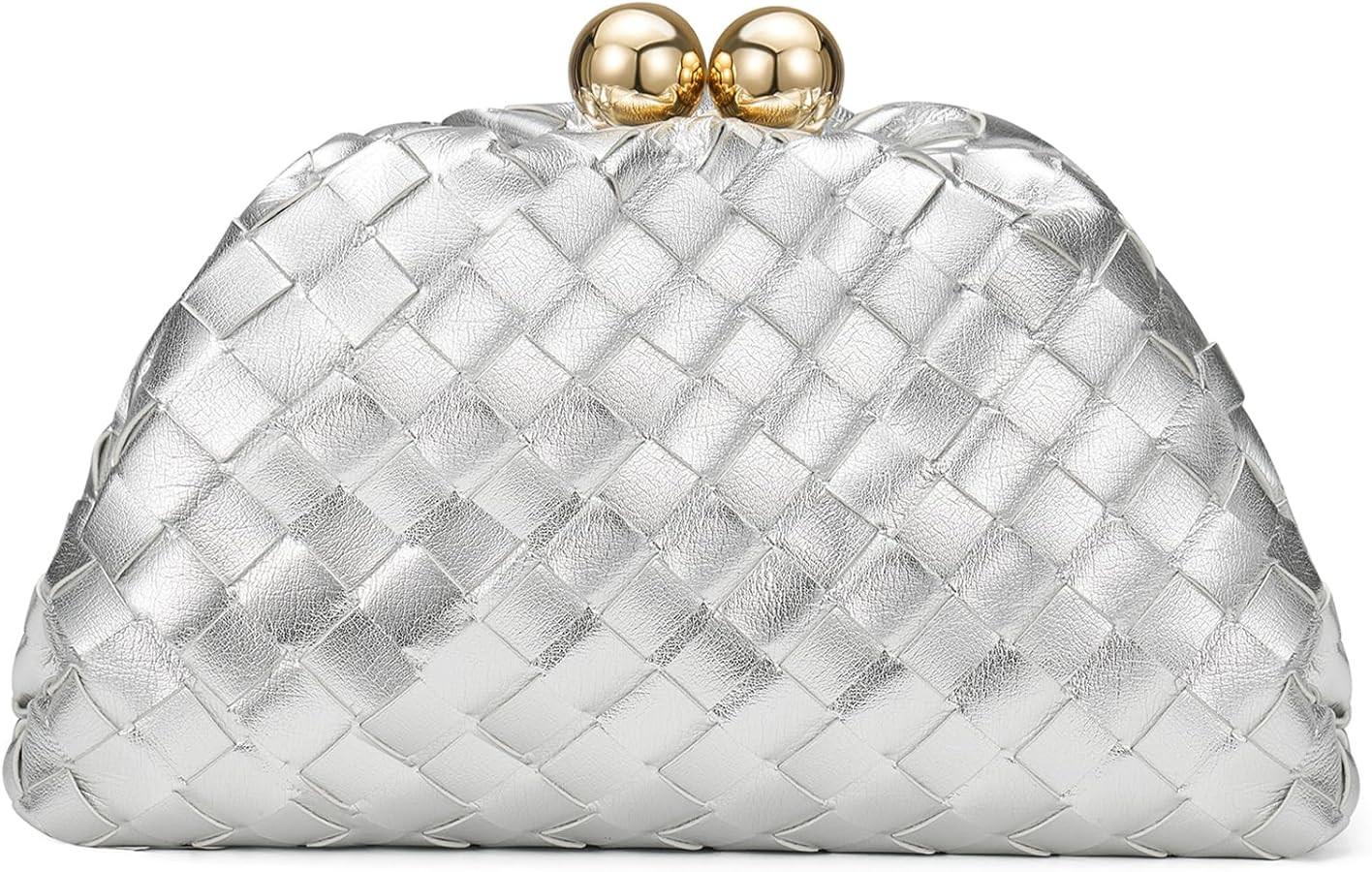 CHUNLI Dressy Woven Clutch Purses for Women Evening Wedding Formal Occasion,Dumpling Crossbody Sh... | Amazon (US)