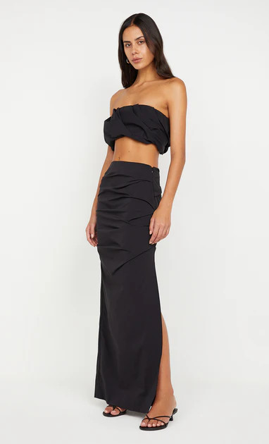 DOMENIC MAXI SKIRT - BLACK | Bec & Bridge (Global)
