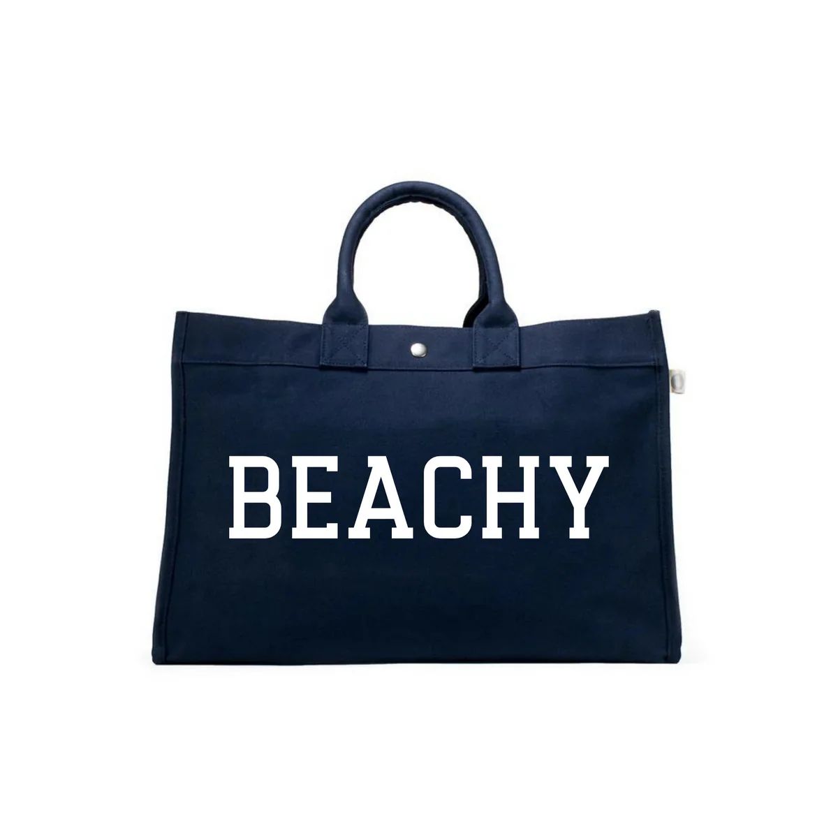 East West Bag: Navy with White Matte BEACHY | Quilted Koala