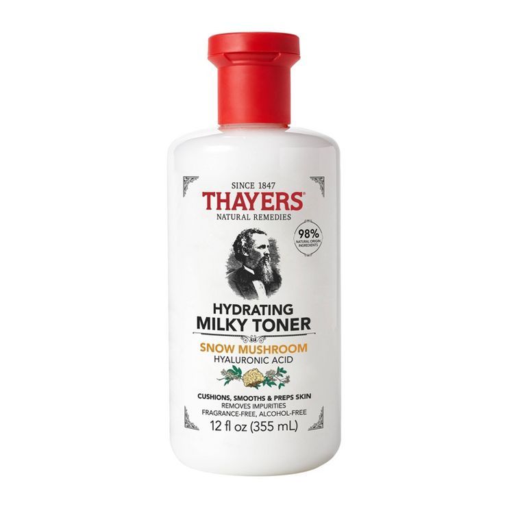 Thayers Natural Remedies Milky Hydrating Face Toner with Snow Mushroom and Hyaluronic Acid - 12 f... | Target