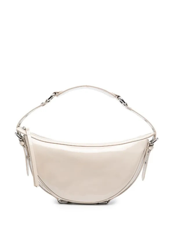 BY FAR Gib Patent Leather Shoulder Bag - Farfetch | Farfetch Global