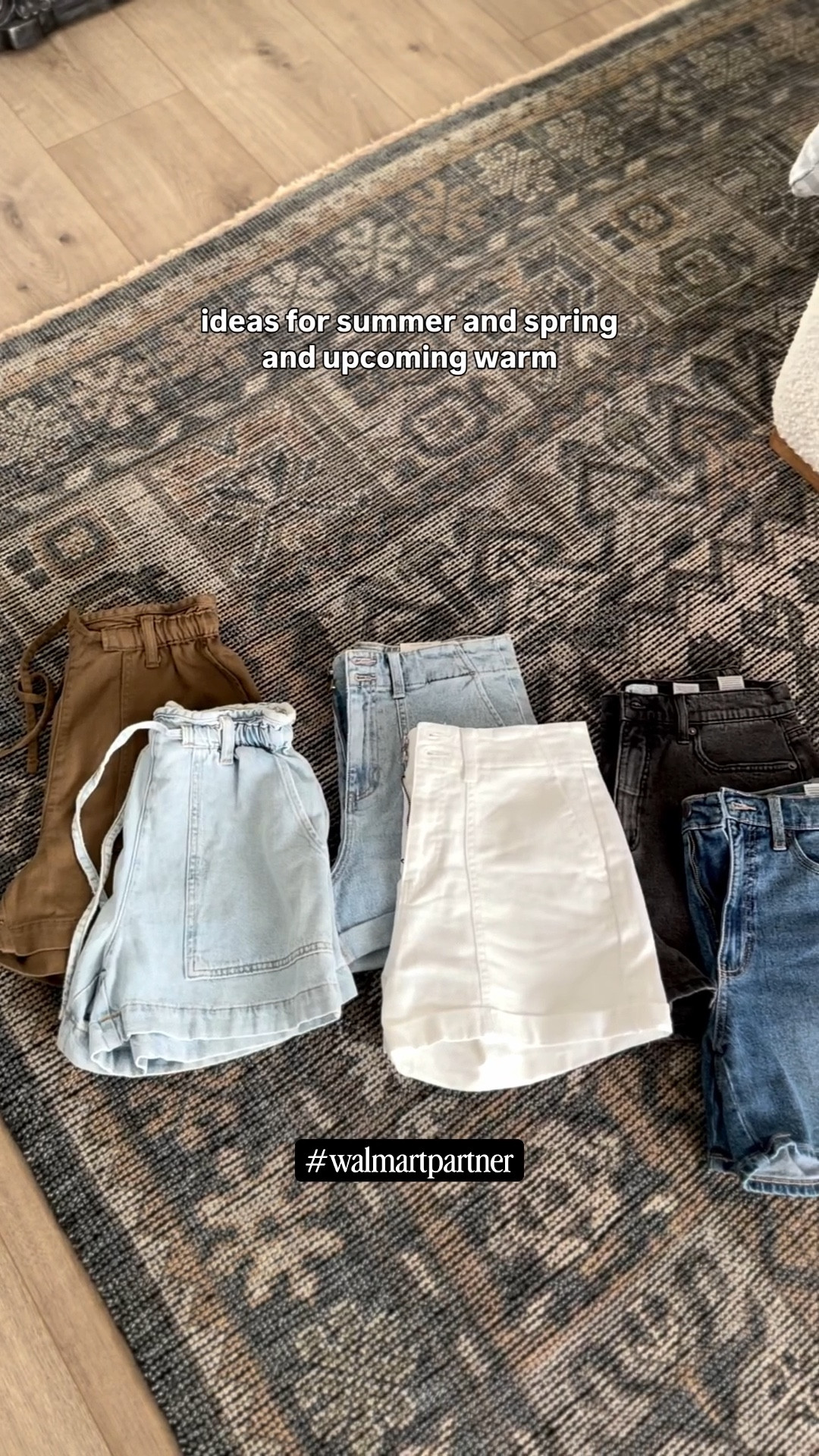 6 pairs of jean shorts from Walmart, all under $25! #WalmartPartner The perfect length for moms! I sized down 1 size in the drawstring (to an XS), the middle pair fit TTS and I sized up 1 with the jean shorts on the right (to a 6 for a looser fit). @WalmartStyle #WalmartStyle #Walmart #jeanshorts

#LTKSeasonal #LTKTall #LTKmomlife
