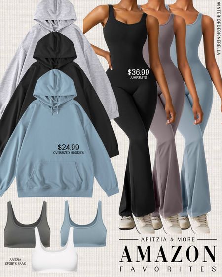 ARITZIA + Amazon finds!✨ $24.99 Amazon oversized hoodies + $36.99 Amazon jumpsuits!✨ Share this post with a friend!!🤗 Click on the “Shop OOTD Collages” collections on my LTK to shop!🤗 Have an amazing day!! Xo!! 

#LTKFindsUnder100 #LTKFindsUnder50 #LTKFitness