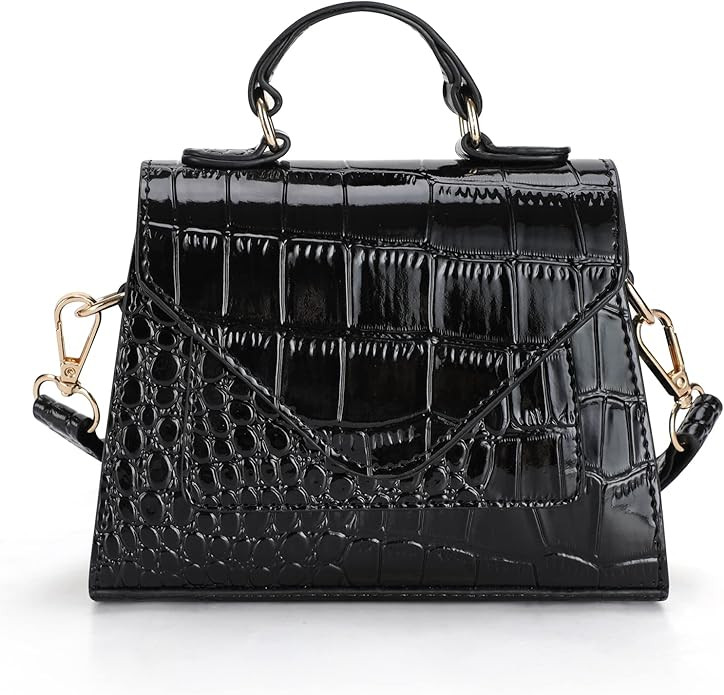 Women’s Trendy Mini Designer Crossbody Bags, Top Handle Clutch Handbag, Cute Shoulder Purse | Amazon (US)