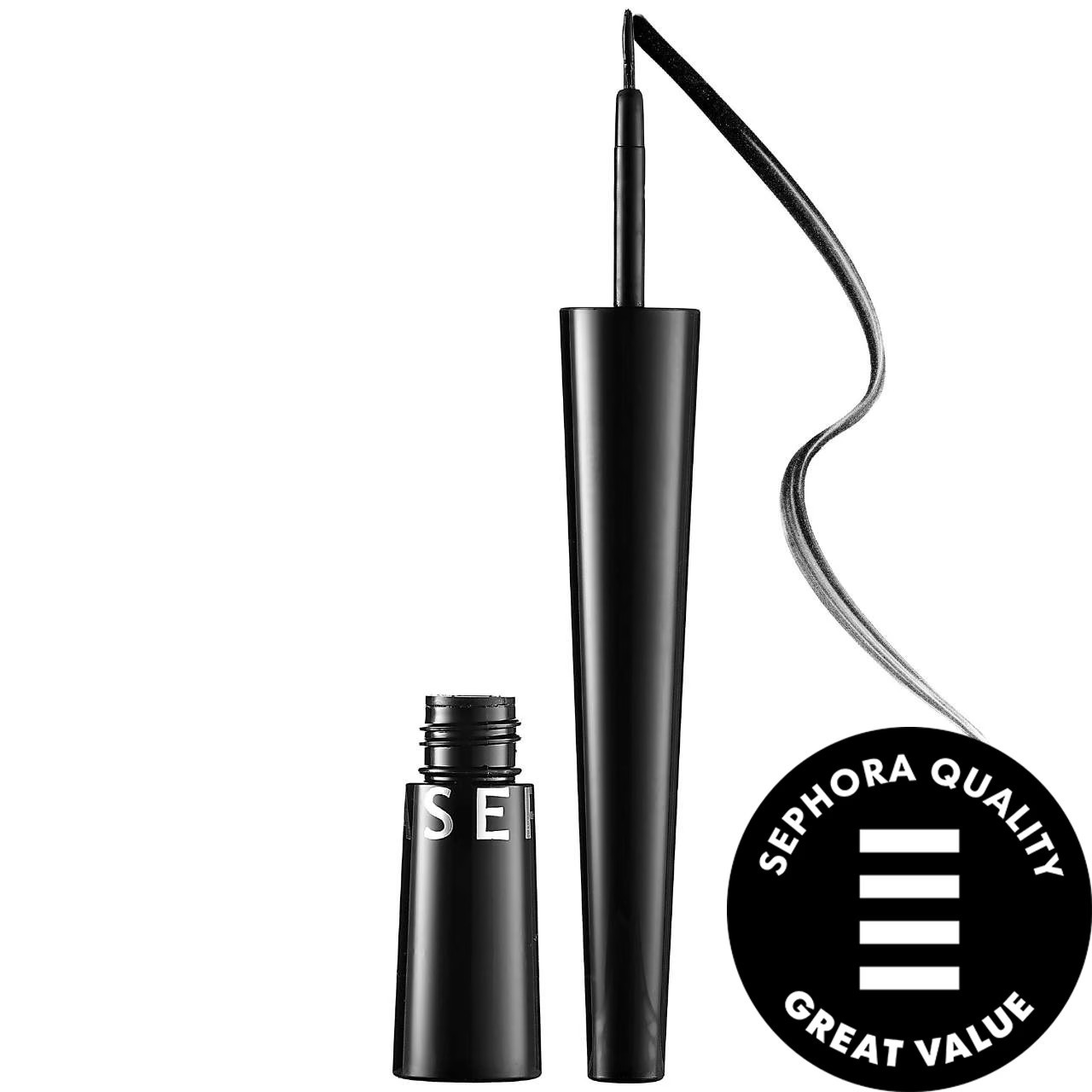 SEPHORA COLLECTION Long Lasting Eyeliner High Precision Brush 01 Black | Sephora (US)