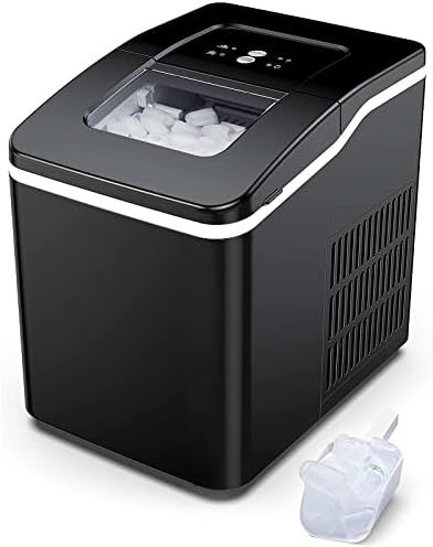 Ice Maker Machine Countertop, 27 lbs in 24 Hours, Self-Cleaning Ice Maker Countertop, 9 Cubes Rea... | Amazon (US)