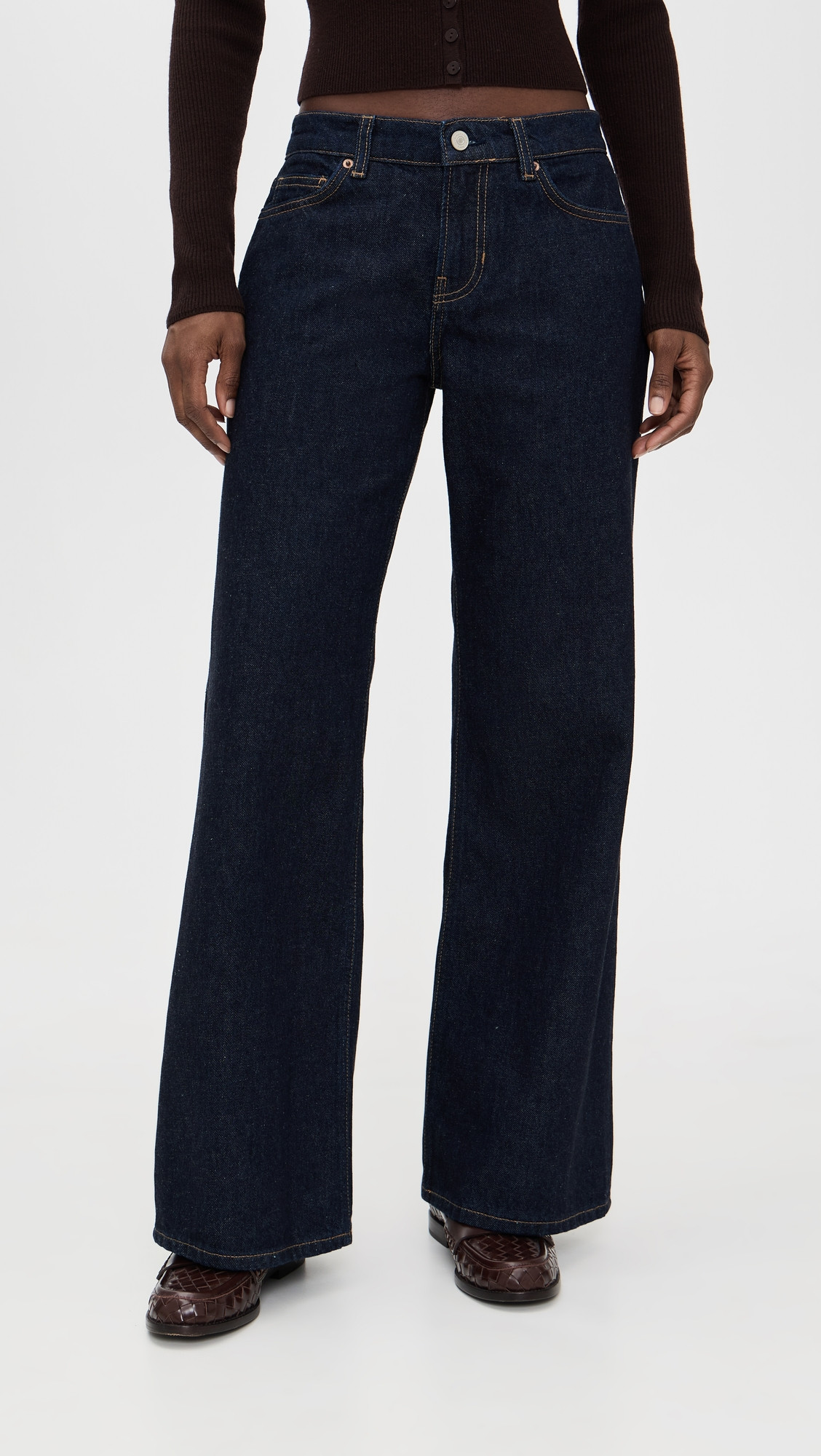 Reformation Cary Slouchy Wide Leg Jeans Ondine 28 | Shopbop