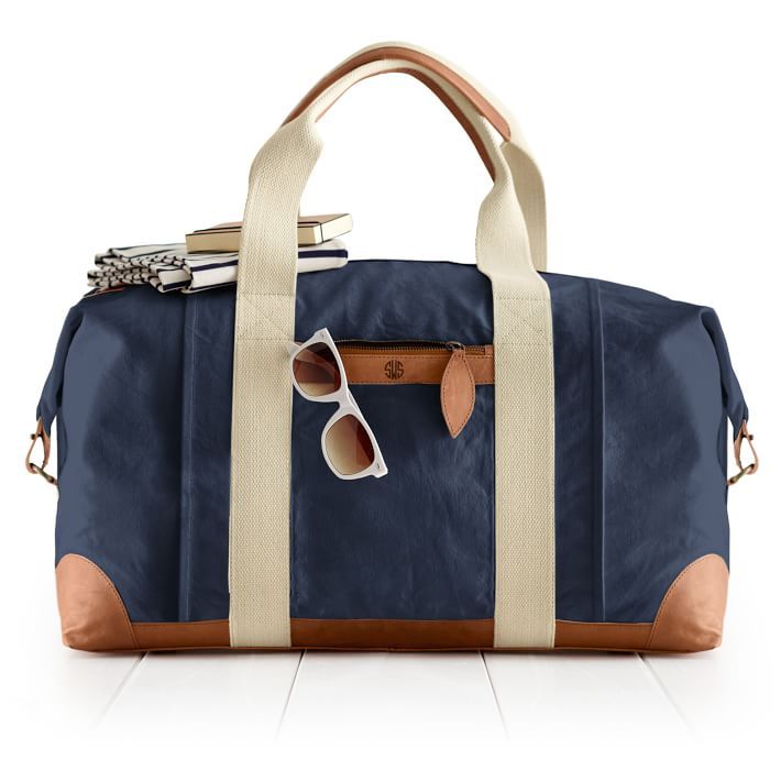 Canvas and Leather Weekender | Mark and Graham