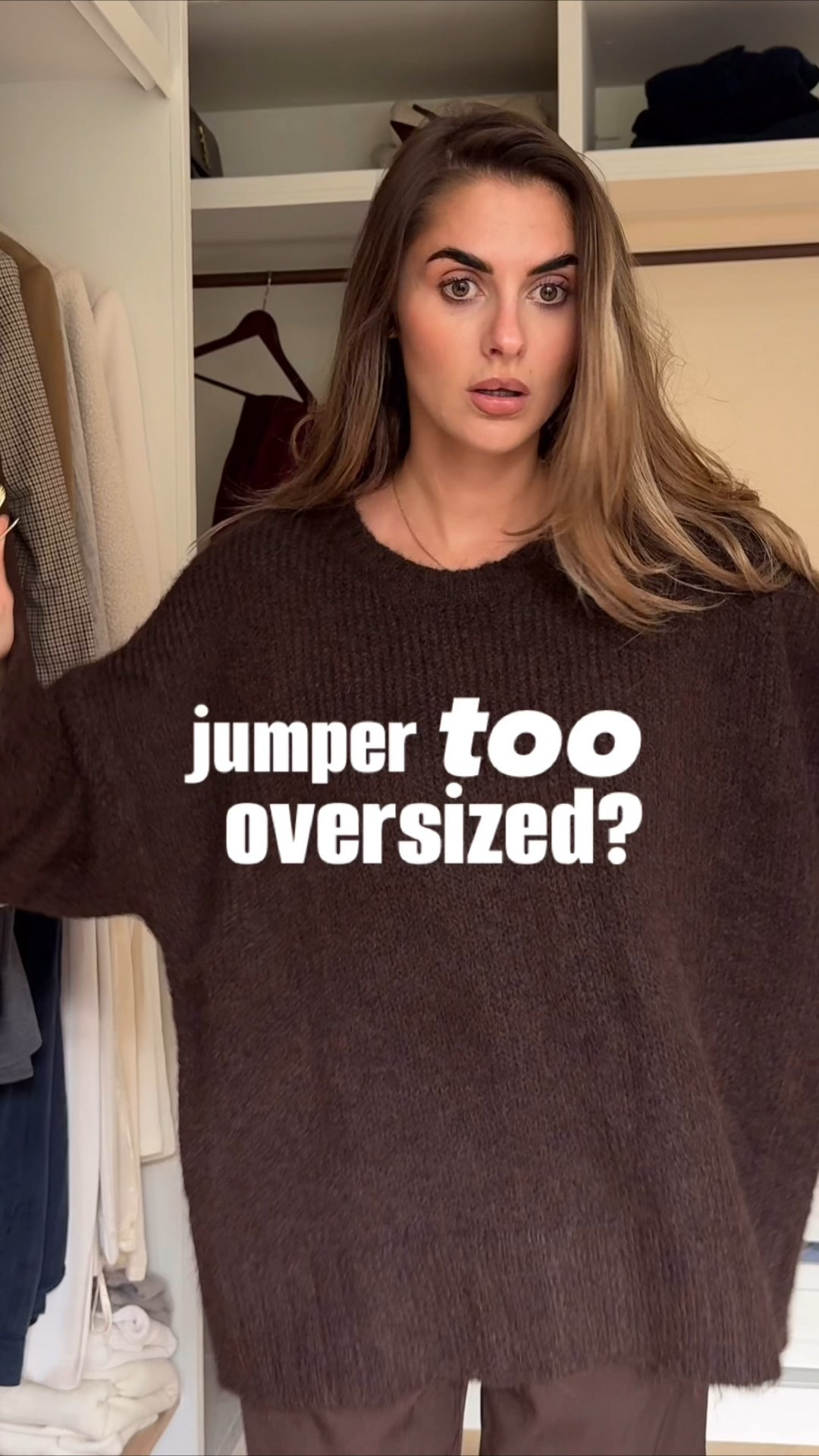 Oversized feeling TOO oversized? 

#LTKuk #LTKautumn #LTKwinter