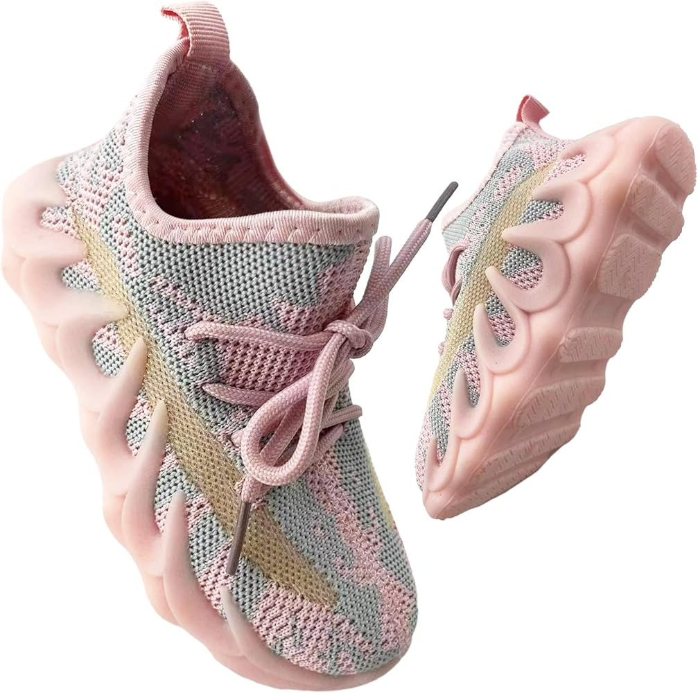 ZJBPHL Kids Outdoor Sneakers Boys Non Slip Running Shoes Girls Walking Shoe Athletic Sports Tenni... | Amazon (US)