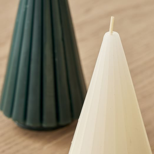 Fluted Tree Candles | West Elm (US)