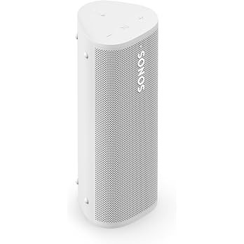 Sonos Roam 2 - White - Portable Waterproof Bluetooth Speaker | Amazon (US)