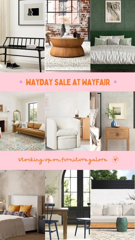 the annual wayday sale is here!! best time to stock up on home furniture and accents || 

#LTKstyletip #LTKsalealert #LTKhome