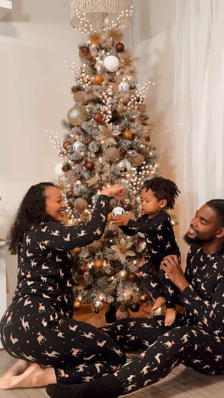 Christmas decorations are in full effect! Our decor is full of browns, nudes, white, copper, bronze, wool and a touch of gold.  We are obsessed! Target, At Home and Walmart has the best finds for your Christmas decorations. Let’s not forget these beautiful bamboo matching family pajamas from Kyte baby! 

#LTKSeasonal #LTKHoliday #LTKhome