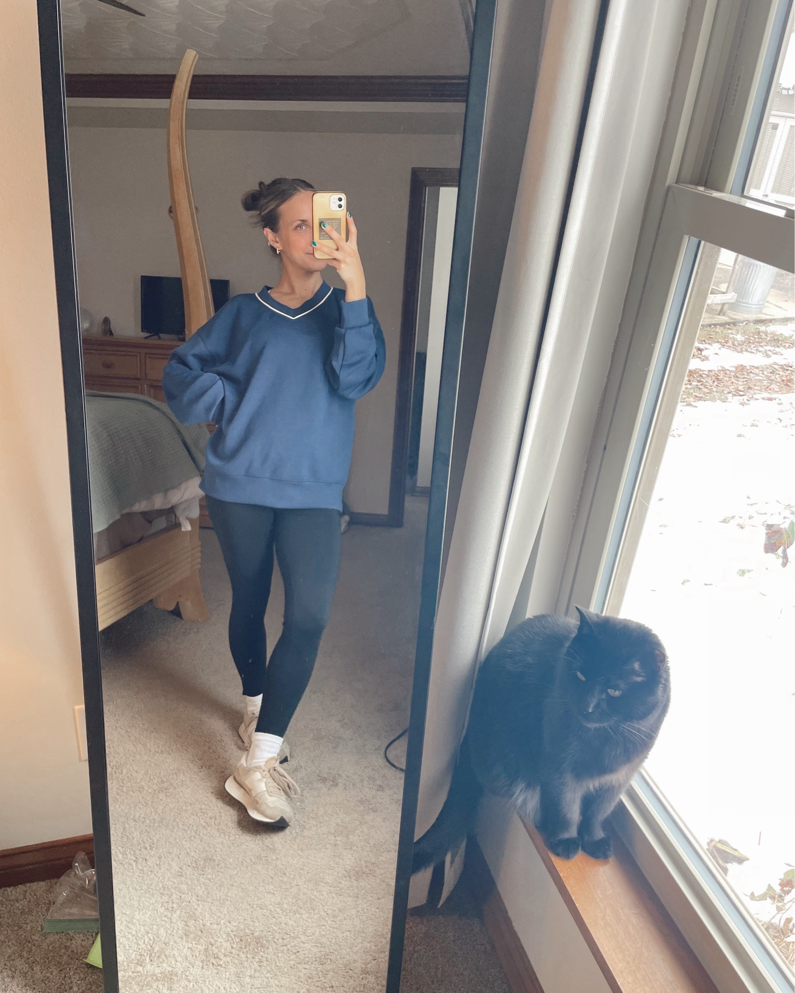 This top is from my latest order from PinkBlush. It makes a casual outfit look a little more elevated and it’s just so cute!! 💙 #winterfashion #maternityoutfits #christmasdecor

#LTKActive #LTKBump #LTKPetite