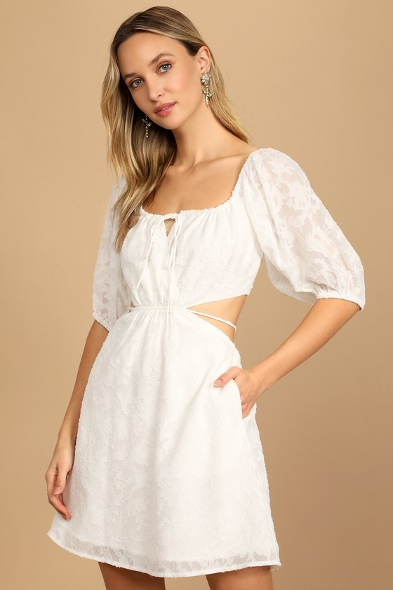 Dress | Dresses | White Dress | White Dresses | Winter Dress | Winter Outfit | Budget Fashion | Lulus (US)