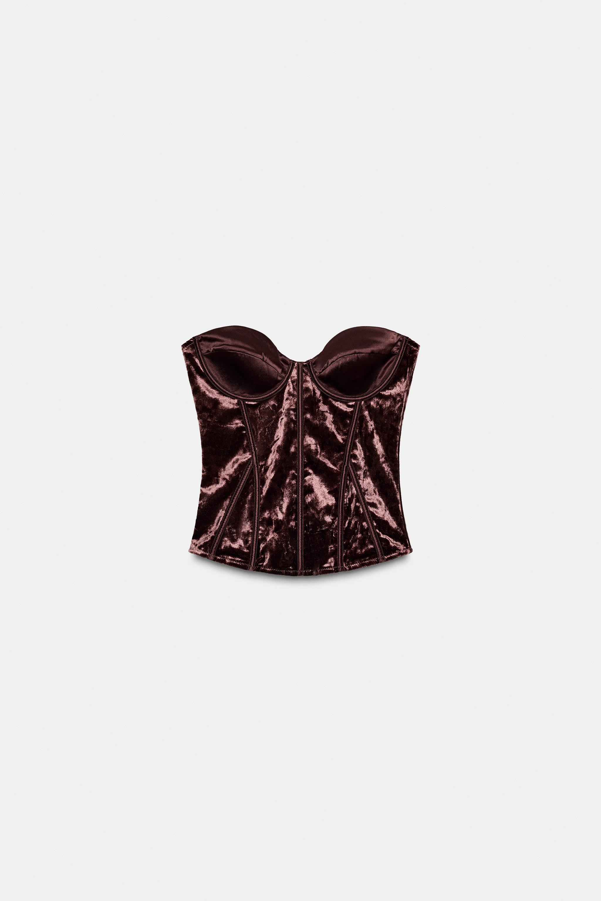 VELVET CORSET | Zara US