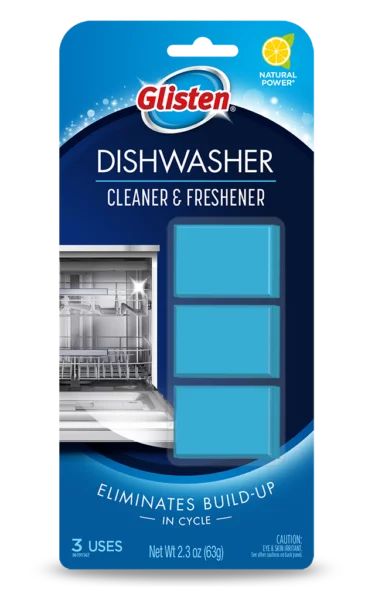 Glisten Dishwasher Cleaner & Freshener, 3 Tablets - Walmart.com | Walmart (US)