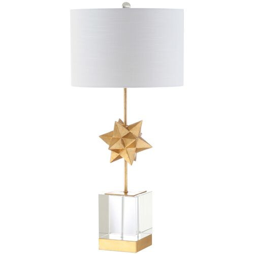 Persephone Starburst Table Lamp - Clear/Gold | Desk Lamp, Bedside Lamp | One Kings Lane