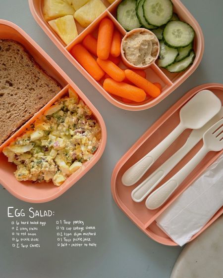 Egg salad recipe!

Higher protein recipes, lunch recipes, easy recipes, easy lunches, easy lunch ideas, easy lunch recipes, recipes, lunches

#LTKhome #LTKSeasonal #LTKfamily