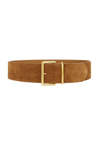 Lovers and Friends Wide Belt in Cognac & Gold from Revolve.com | Revolve Clothing (Global)