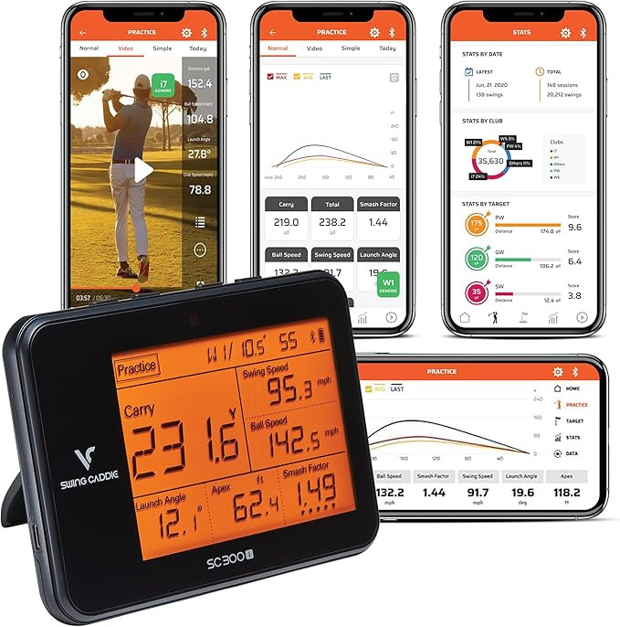 Portable Golf Launch Monitor and Swing Analyzer with Real-Time Shot Data Tracking – Ideal Golf ... | Amazon (US)