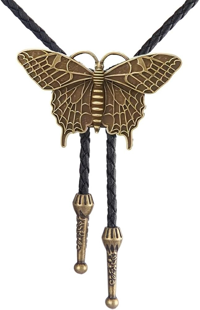 AZORA Western Cowboy Bolo Tie Men Leather Necktie Rope Cord Bull Skull Bola Tie for Women | Amazon (US)